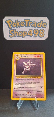 Haunter holo 62pokemon karte - haunter, 6/62pokemon