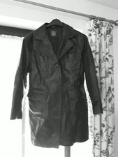 Damen  ⭐ Echt Lederjacke, -mantel schwarz ? 46, Vinted mit  extra Fellkragen