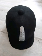 Reithelm für Kinder Schwarz Samt Gr.56 Kantrie Reithelm 