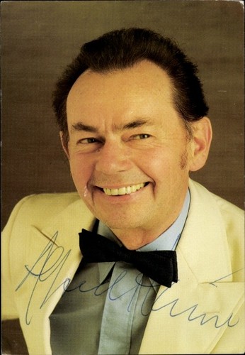 Autogrammkarte dirigent alfred - autogrammkarte,