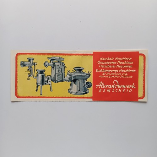 1943 alexanderwerk haushalt - alexanderwerk,