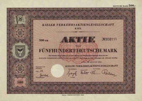 Kieler verkehrs 1951 - verkehrs, kiel