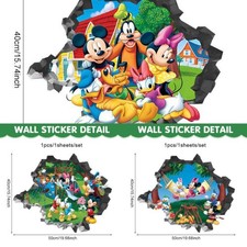 3D Mickey Mouse Clubhouse Wandtattoos Minnie Mouse Mädchenzimmer Wand Aufkleber