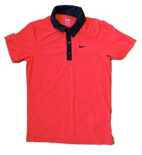 Nike Roger Federer 2009 US Open Poloshirt NYC rot red Tennis Shirt RF Sz. M