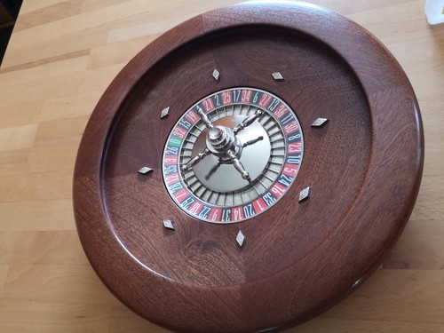 Roulette komplett set mit holz - roulette,