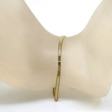 Fischgräten Armband 585/-14k Gelbgold ca. 19 cm NEU 574