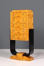 Traumhaftes Art Deco Design Highboard Biedermeier Stil Kommode