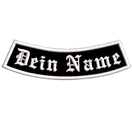 Unterer bogen namensschild - unterer,