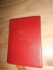 FDGB Mitgliedsbuch DDR Halle