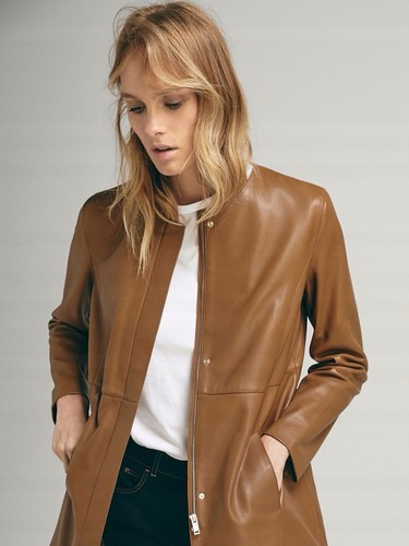 Massimo dutti lederjacke - massimo,