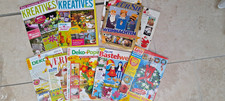 9 alte Bastelzeitschriften-