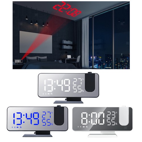 Digitale spiegel led wecker - digitale, fm