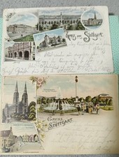 Original Postkarten Stuttgart Gelaufen