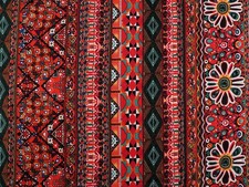 Baumwollstoff-Canvas Ethno