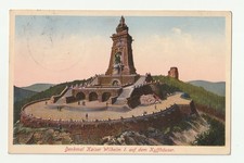 Kaiser Wilhelm l  Denkmal auf dem Kyffhäuser - befördert 1925 - Sonderstempel