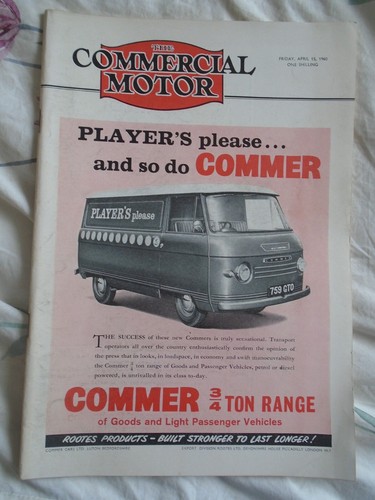 Commercial motor apr 1960 - commercial,