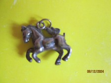 silberfarbener Pferde-Anhänger ohne Kette, 1,5 cm hoch