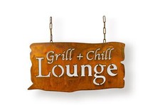 Edelrost Schild Grill+Chill