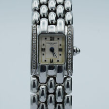 CHAUMET QUARZ DAMEN UHR 22MM STAHL MIT STAHL BAND SCHÖN ARMBANDUHR CH005 M054