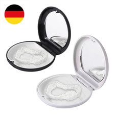 2 Stück Zahnspangendose Gebissdose, Zahnprothesen Behälter, zahnprothesen behält