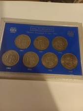 Queen Elizabeth II. HALFCROWNS