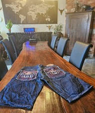 Red Monkey Shorts Jeans Unikat