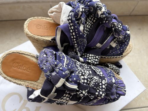 Chloe keilabsatz sandalen - -,