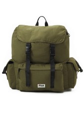 Fila - Kleiner Unisex Multipocket Rucksack Tasche Olivgrün - TROMSO