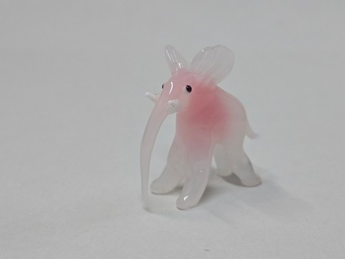 Mini glasfigur elefant - mini,