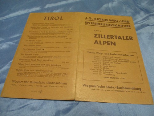 Antiquare karte zillertaler - antiquare,