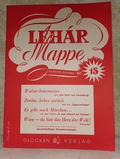 Notenheft „LEHÁR Mappe“ NR 15 Klavierausgabe  mit Text