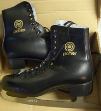 Hand Made Quality Schlittschuhe Eiskunstlauf Schuhe schwarz Größe 43  pichler 