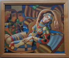 BOROWSKI Henryk Abstrakt " Halb Akt / Akt  / Erotik " Polen / polnisch