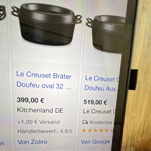 Creuset bräter doufeu oval - creuset,