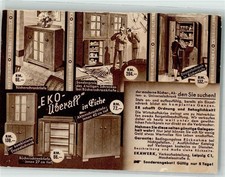 10710380 - 7000 Leipzig EKO ueberall in Eiche Buecherschrank , Ekawerk Werbung