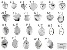 Medaillon 925 Silber Bilder Foto Anhänger Herz Oval groß & klein ECHT Schmuck ❤️