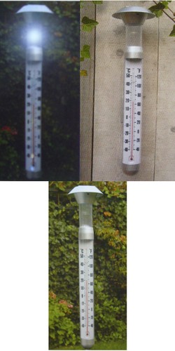 Solar gartenthermometer 56cm - solar,