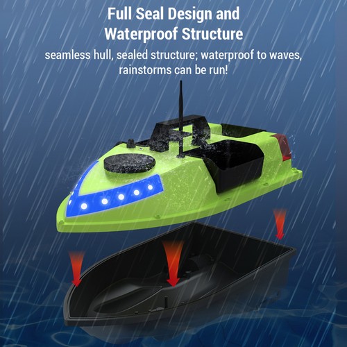 Köderboot mit gps 500m - rc,