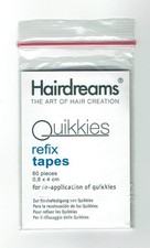Neu 60x Hairdreams Quikkies refix tapes Klebestreifen Kleber für Tape Extensions