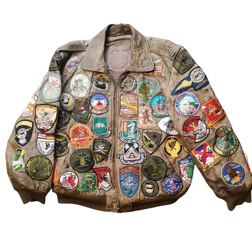 Army lederjacke 58 - lederjacke, gr.58