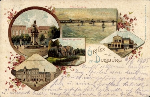 Litho duisburg ruhrgebiet - im,