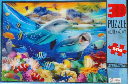 Puzzle 500 teile delfine - puzzle,