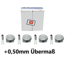 4x Kolben +0,50mm Übermaß für Opel 1,4 A14NET A14NEL 130035002121 Ø73,00