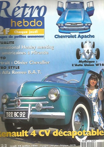 Retro hebdo renault 4 - 22,