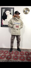 🇮🇹 1990 Napapijri 1st Release Skidoo 🧿 ARCHIVES Anorak Jacke BIG LOGO S M