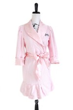 Wheels & Dollbaby Boudoir Dressing Robe Pin Up Kimono Bade Morgen Mantel Limited