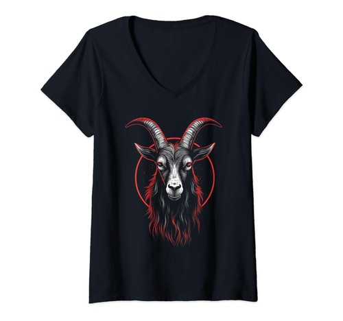 Damen shirt baphomet ziege - damen, t-shirt