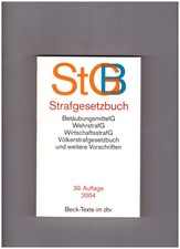 STGB- Strafgesetzbuch  Beck-Texte / dtv 2004