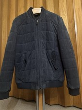 Arma Lederjacke Herren Blau