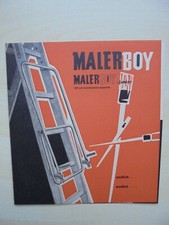 MALERBOY junior über Leitersprosse hängen  Prospekt Reklame Werbung